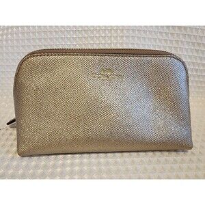 COACH Gold Make-Up Bag Pouch/Bag